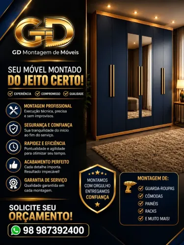 GD Montagem Slz - Montagem Especializada E Manutenção De Móveis Residenciais E Comerciais