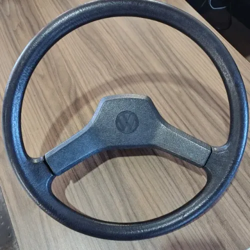 Volante Direção VW Gol Quadrado e Fusca Original Usado c/Tampa 3054190917