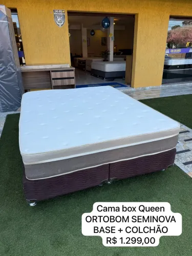Cama box Ortobom SEMINOVA TOP - ENTREGAMOS