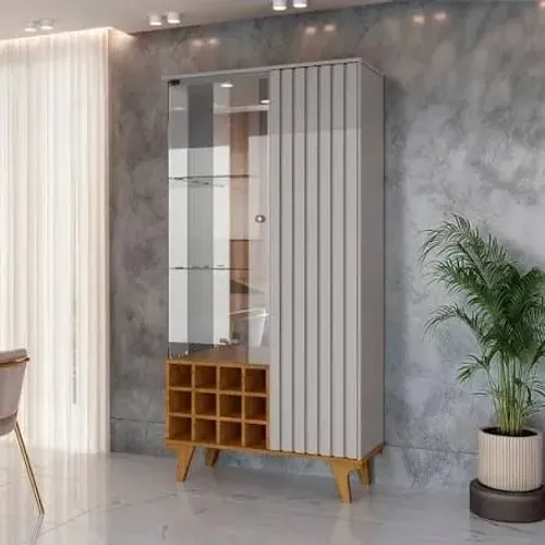 Cristaleira com LED - Ótimo preço Entrega e Montagem Grátis