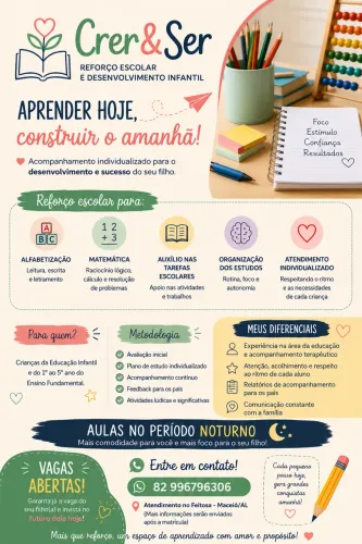 Aula de reforço no Feitosa