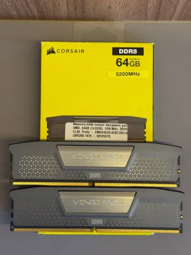 MEMORIAS CORSAIR 64GB 5200 MHZ 2X32
