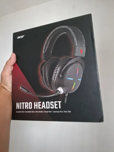 Fone de ouvido para PC Headset com fio Original Acer
