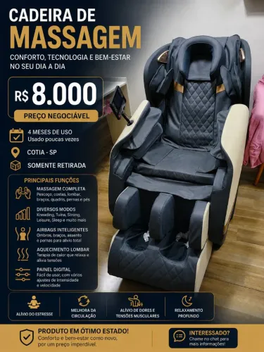 Cadeira de massagem perfeita