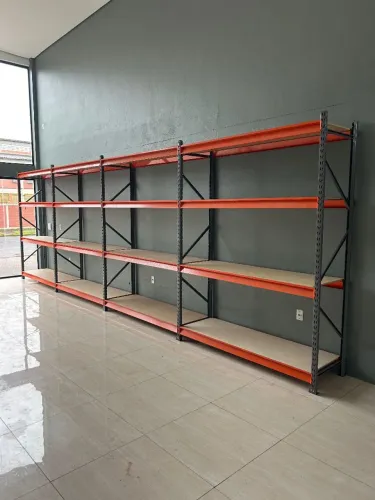 Mini Porta Pallet Prateleira Metalica Estoque Armazenamento