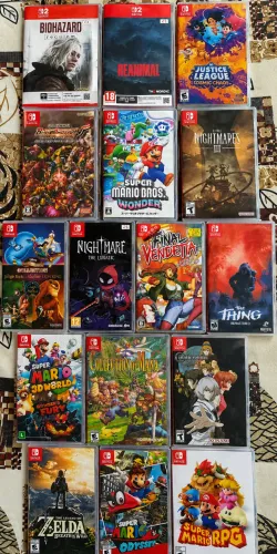 Jogos Nintendo Switch - Originais - Mídia Física - Valores abaixo.