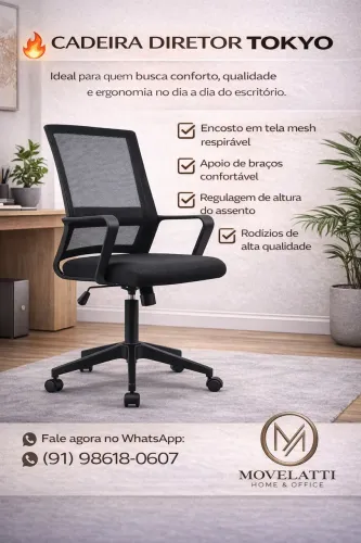 Cadeira diretor tokio 