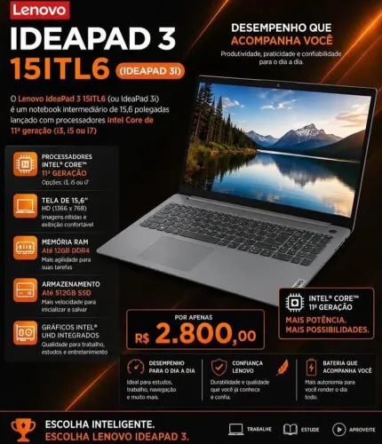 Notebook core I5 novo