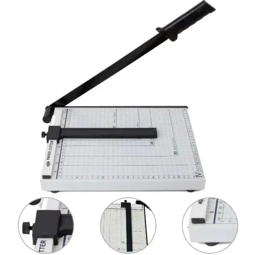 Guilhotina Papel A4 C/ 30 Cm P/ Até 12 Folhas com Fixador