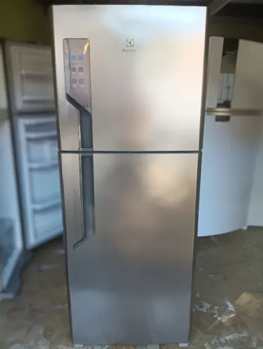 Geladeira Electrolux Frost Free Inox 431 Litros Funcionando Perfeitamente 