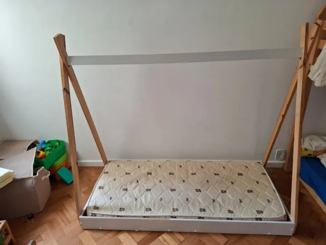 Cama infantil montessori madeira maciça (sem colchão)