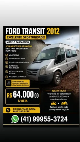 Ford Transit Chassi 2.4 Tdci Diesel 2011