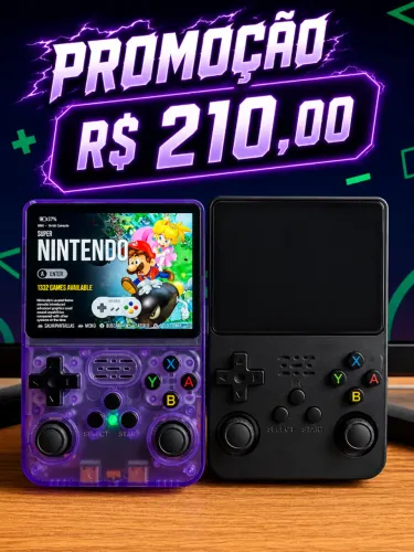 Video Game R36S GameRetro Sistema Linux, 3.5" 64GB Memoria