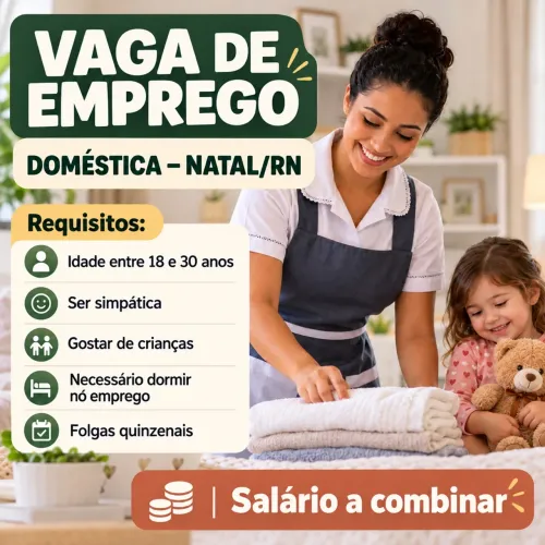 Vaga de emprego.