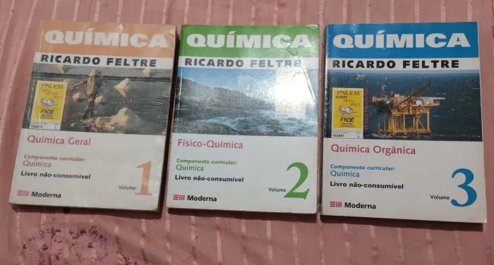 Coleção Química Ricardo Feltre 1,2 e 3