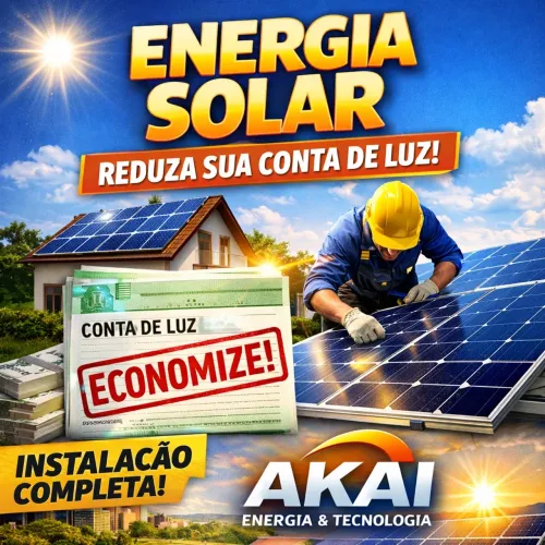 Energia Solar - Reduza Sua Conta de Luz