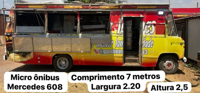 Trailer onibus Food truck