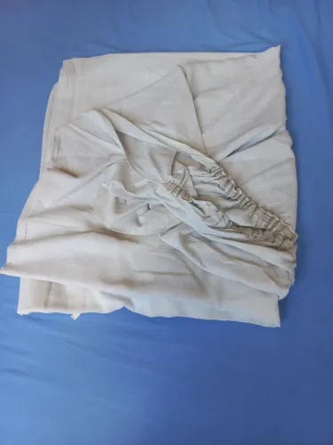 Lençol xadrez com elástico para cama de casal