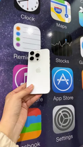 IPHONE 15 PRO BRANCO 512 GB ? 100% SEMINOVO