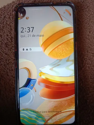 Smartphone LG K 61 128 GB de memória 