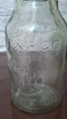 Garrafa de Vidro antiga