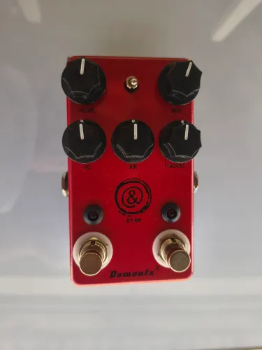 Pedal Demonfx AT-DS (overdrive/distorção, booster)