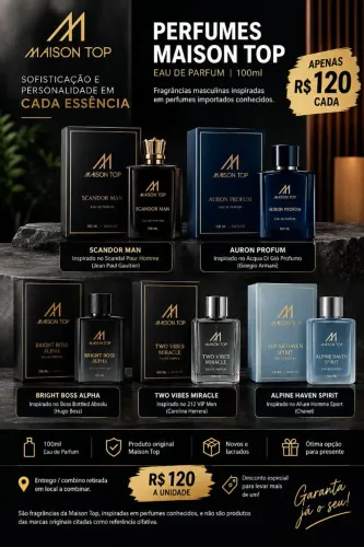 Perfumes Maison Top - Importados