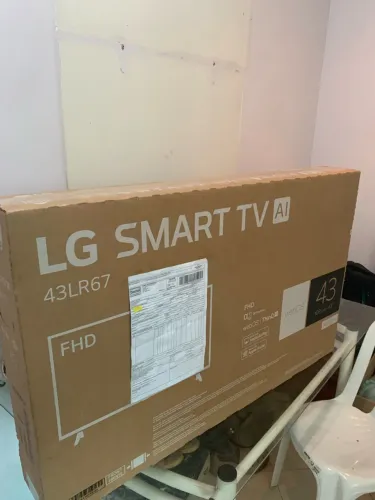 TV LG 43 NOVA NA CAIXA NF DATA 26/09/26