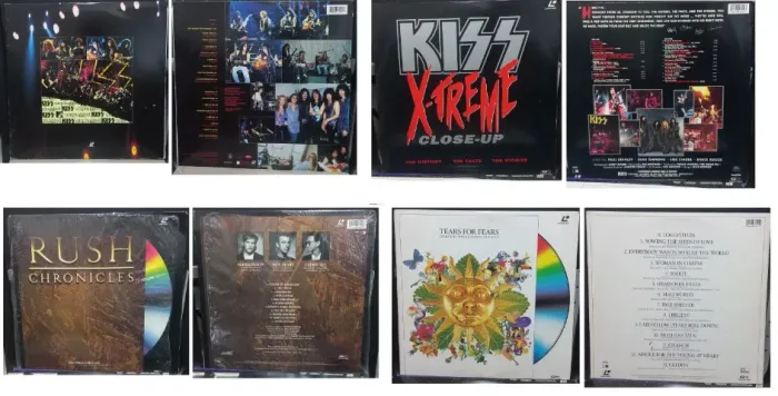 Laser discs raros - Coleção de 13 LDs