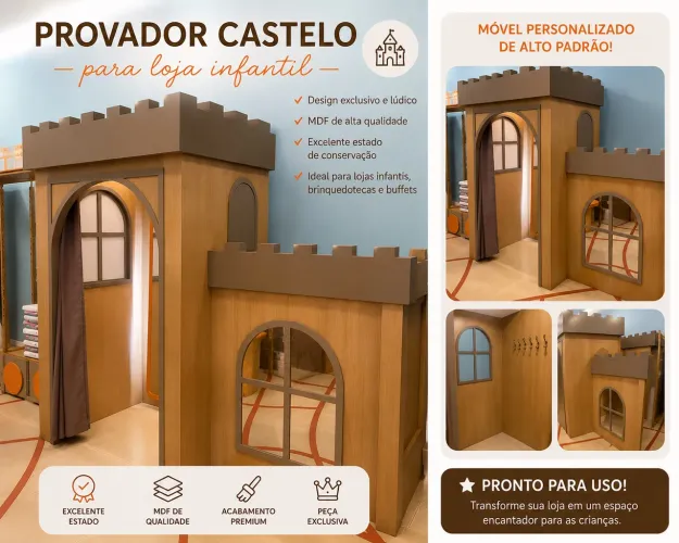 Mobiliário Completo para Loja Infantil - Alto Padrão | Excelente Estado