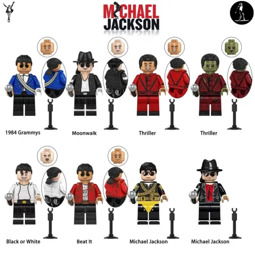 Legos do Michael Jackson o Rei do Pop em Minifigures