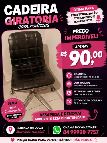 Cadeira giratoria