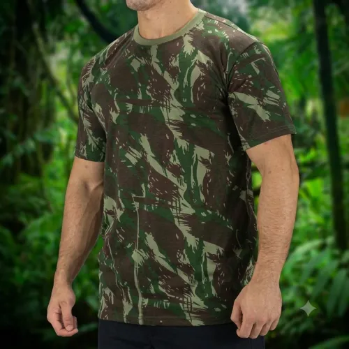 Camisa camuflada exército