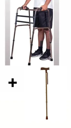 Andador + Bengala - Mercur Bronze