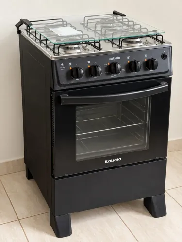 Vendo - Fogão Itatiaia 4 Bocas com Forno - Preto