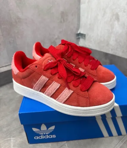 adidas campus 00's vermelho rosa original