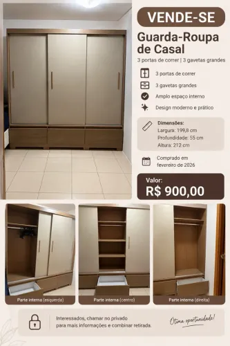 Vende se guarda roupa