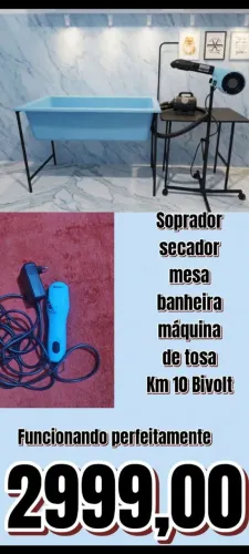 Equipamentos para Banho e tosa