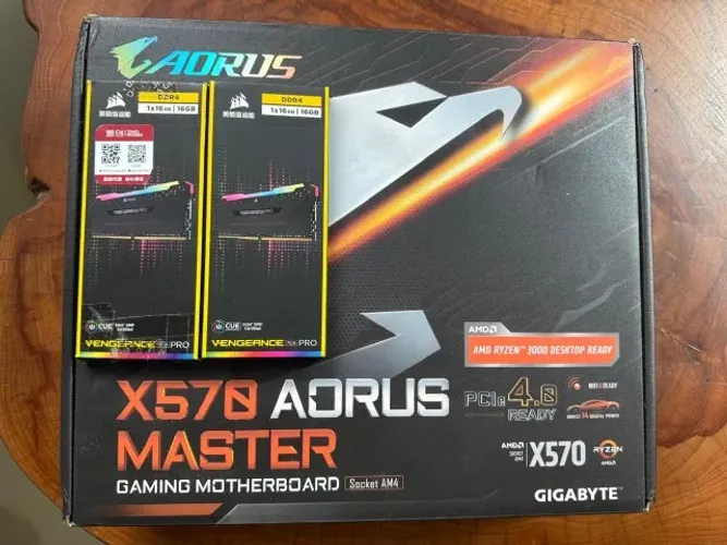 Placa Mãe X570 + Ryzen 5800X3D + 2x16Gb RAM DDR4 (KIT UPGRADE)