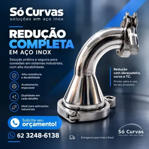 REDUÇÃO COMPLETA EM AÇO INOX