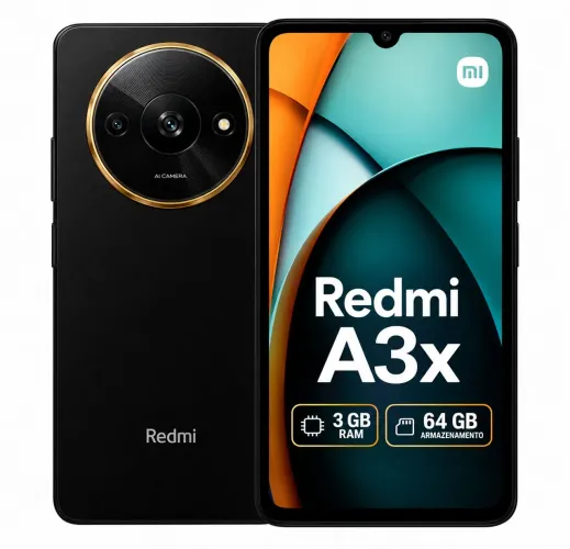 Xiaomi Redmi A3X 64GB - Preto - Imperdível (Preço Negociável)
