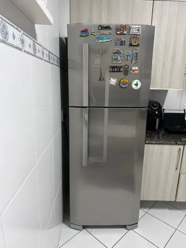 Geladeira Electrolux Cycle Defrost Inox - Ótimo Estado