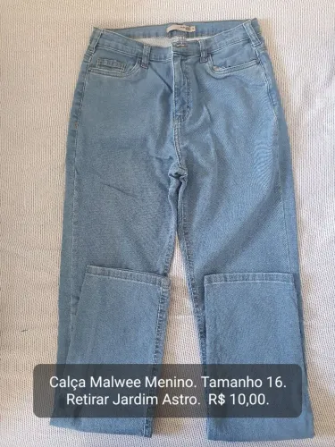 Calça Jeans Malwee Tamanho 16