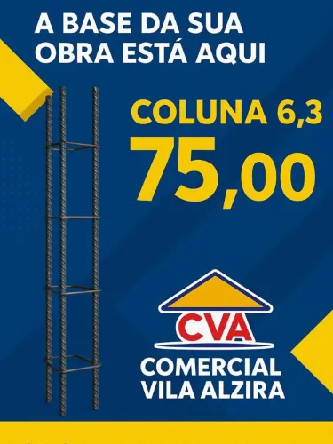 PROMOÇAO!COLUNA PRONTO 6,3m