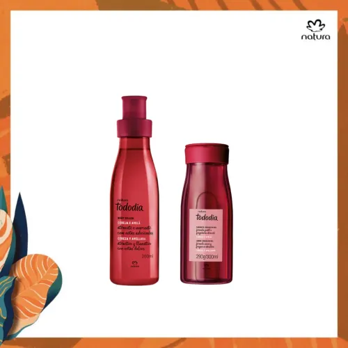 Imperdível Kit Todo dia Cereja e Avelã Natura Colônia + Sabonete Líquido
