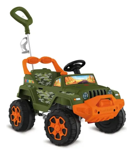 Carrinho Carro de Passeio Jipe Bandeirante Smart Banjipe Camuflado - Novo na Caixa