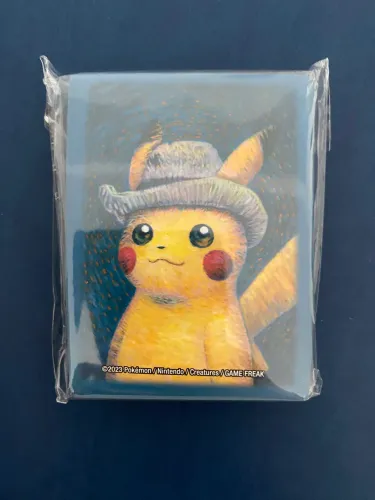 Shield Pokemon Center x Van Gogh Museum - pikachu Inspired by self-portrait with straw hat