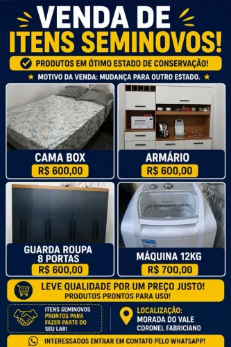 Vende-se móveis
