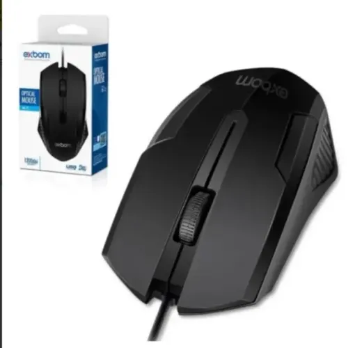 Mouse com fio Exbom MS-71