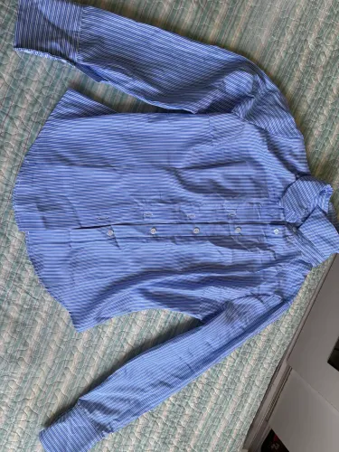 Blusa de manga comprida listrada